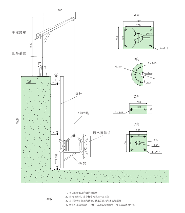 潛水攪拌機 QJB7.5/12-620/3-480C/S 潛水攪拌機 QJB7.5/12-620/3-480C/S